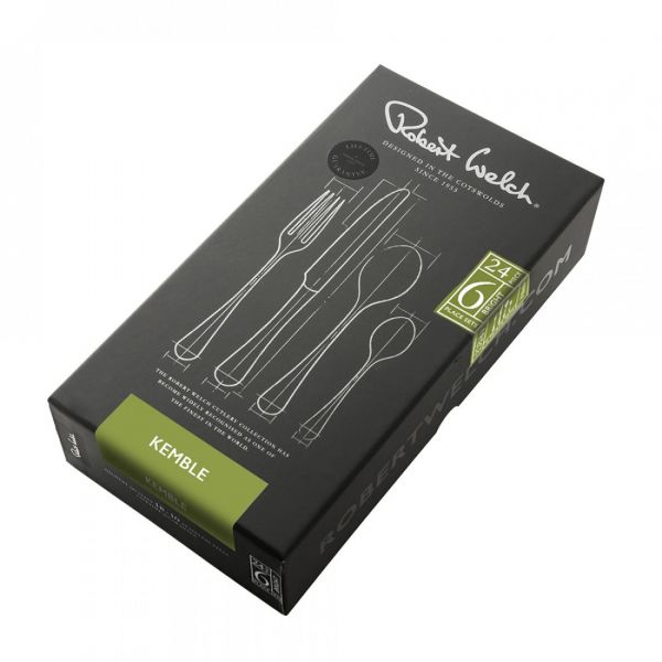 Набор столовых приборов на 6 персон, 24 предмета, Kemble ROBERT WELCH KEMBR1099V/24