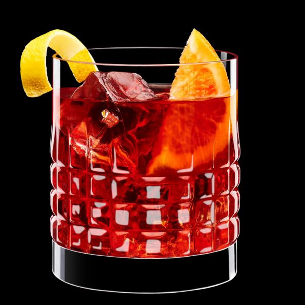 Набор из 4 стаканов для виски CHARME 380 мл, бессвинцовый хрусталь, Mixology, A12328GTY021990, LUIGI BORMIOLI