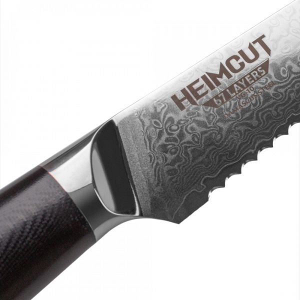Нож кухонный для хлеба 20 см, Triangle Damascus, HC/ENERGY-BR-20, HEIMCUT