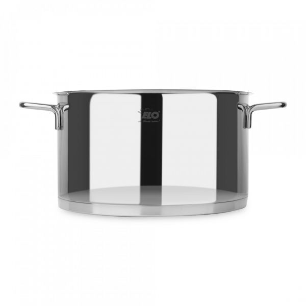 Кастрюля с стеклянной крышкой 5.8 л, 24 см, нержавеющая сталь, Citrin ELO