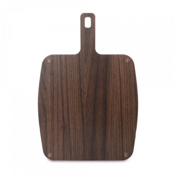 Доска сервировочная с ручкой, с желобом, 36х25 см, орех, Fashion, DRRJ36250655KL6, ComposeEat