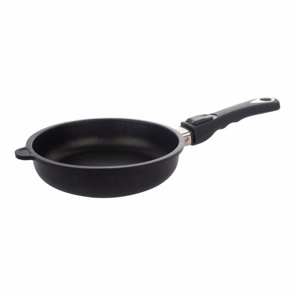 Сковорода 20 см AMT Frying Pans для индукционных плит со съемной ручкой