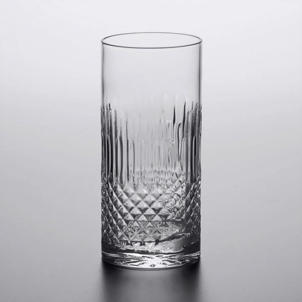 Набор из 4 стаканов для воды BEVERAGE 480 мл, бессвинцовый хрусталь, Diamante, A12770GTY021990, LUIGI BORMIOLI
