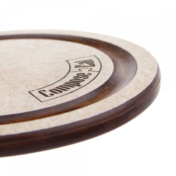 Подставка под кружку Бирдекель, круглая, 95 мм, порфир кремовый, Fashion ComposeEat