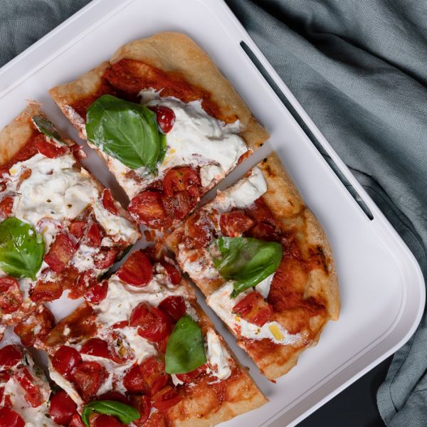 Поднос для сервировки, красный, 51x33 см, Serveware TREBONN