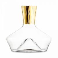 Декантер для вина 1.5 л, золото, ручная работа, в подарочной упаковке, Decanters No Drop, EISCH