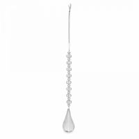 Игрушка елочная 21 см, стекло, Бусы с каплей, Event