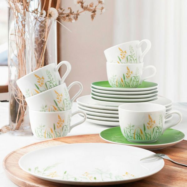 Сервиз обеденный на 6 персон, 20 предметов, фарфор, Liberty Meadow Grasses, Green, 65300DS20, SELTMANN