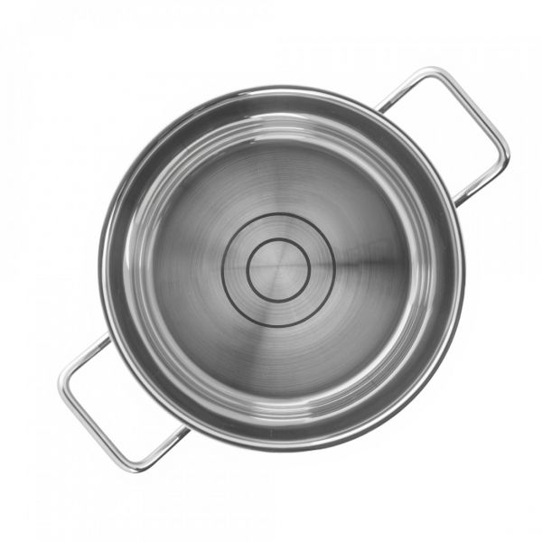 Кастрюля со стеклянной крышкой 20 см, 3 л, нержавеющая сталь, Profi Duo Therm, 40220, ELO