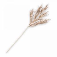 Ветка декоративная 75 см, пластик/металл, золотистая, Ветка с кристаллами, Interior gold