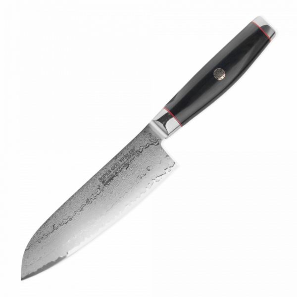 Нож кухонный Сантоку 16.5 см, Santoku, дамасская сталь, Ypsilon (193 слоя), YA37201, YAXELL