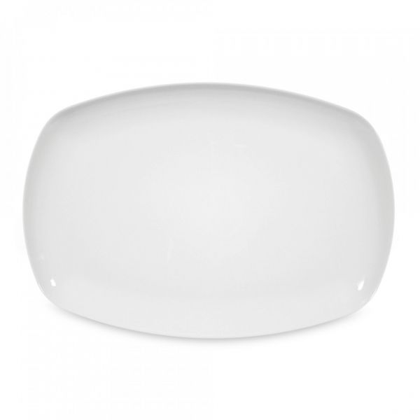 Сервиз обеденный на 6 персон, 20 предметов, квадратные тарелки, белый фарфор, Lido SELTMANN