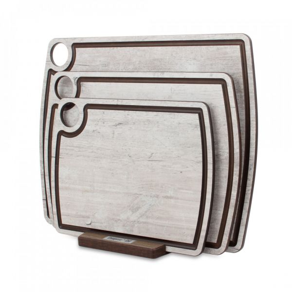 Набор из 3-х разделочных досок на подставке, дуб Санремо, в подарочной упаковке, композитный материал, Fashion, NRDO32068OA6, ComposeEat