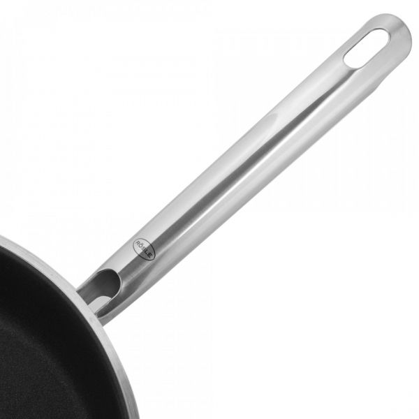 Сковорода с антипригарным покрытием 28 см, нержавеющая сталь, Elegance, 130212, ROESLE