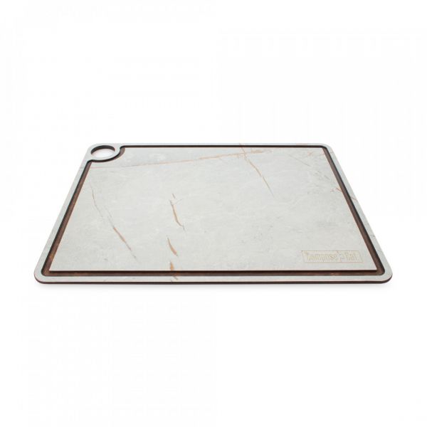 Доска разделочная с желобом, 32x24 см, мраморный Грейс, композитный материал, Fashion, DRJ32240435KL6, ComposeEat