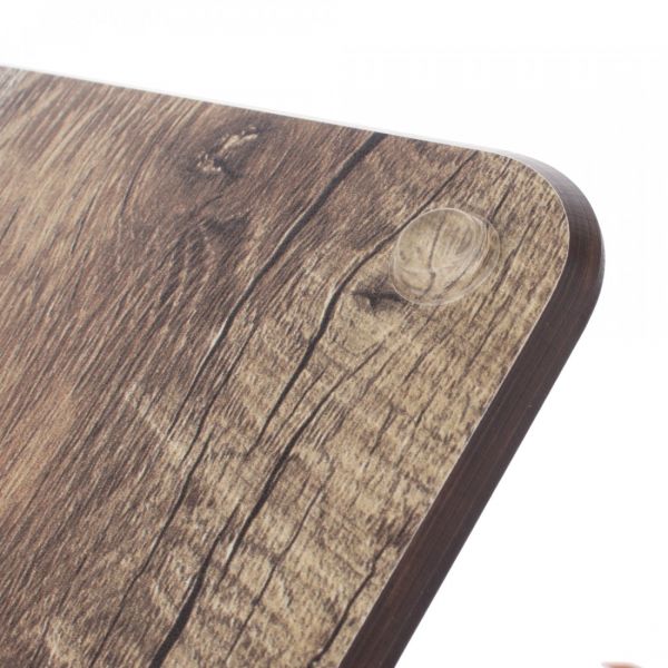 Доска для сервировки и нарезки с желобом, 29x20 см, дуб мореный, композитный материал, Surface, DSJ29200634KL6, ComposeEat