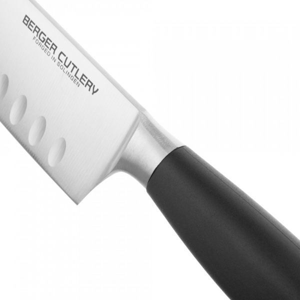 Нож поварской Сантоку 16 см Ergo Line Pro, BC120916, BERGER CUTLERY