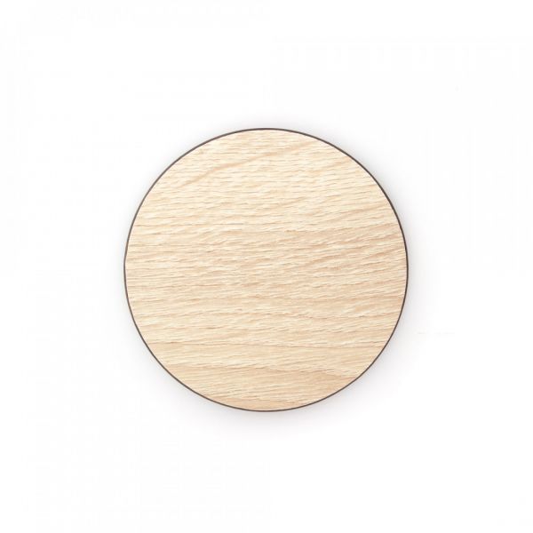 Подставка под кружку «Бирдекель», круглая 85x85 мм, дуб светлый, Basic ComposeEat