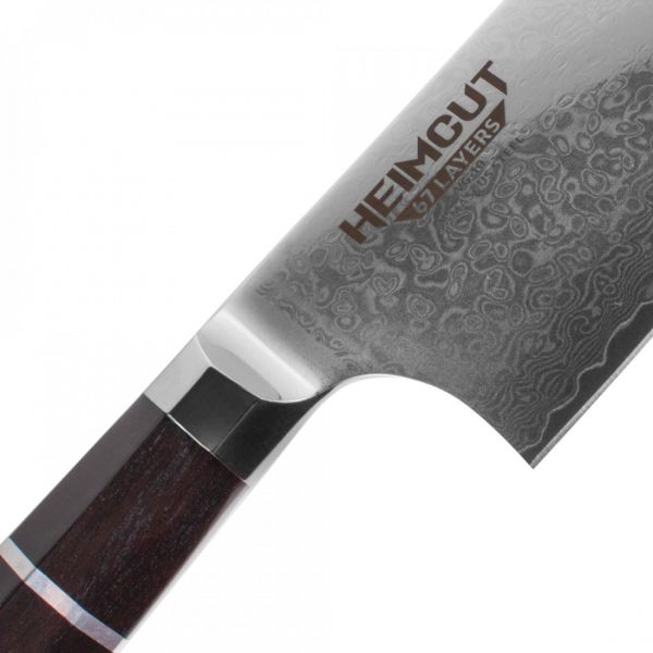 Нож кухонный поварской Шеф 23 см, Octa Damascus, HC/OCTA-CH-22, HEIMCUT