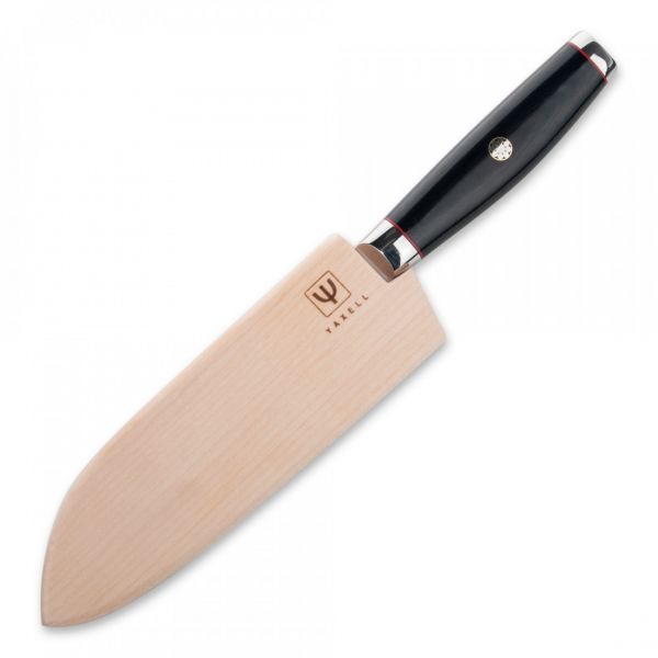 Нож кухонный Сантоку 16.5 см, Santoku, дамасская сталь, Ypsilon (193 слоя), YA37201, YAXELL