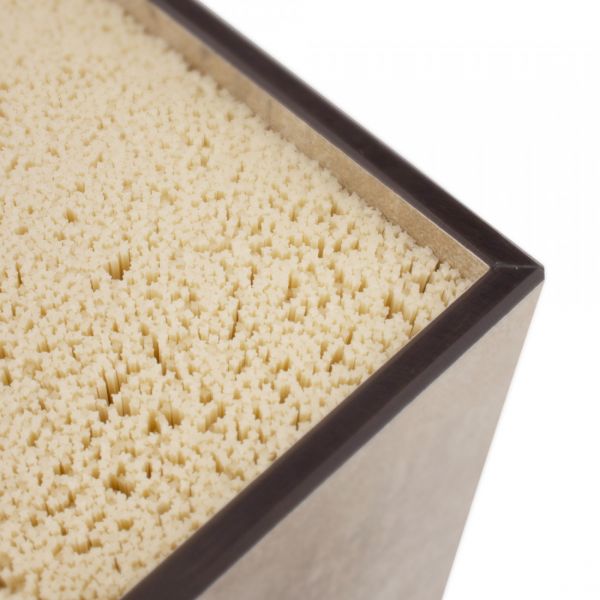 Подставка универсальная для кухонных ножей, 12х12х24 см, порфир кремовый, композитный материал, Fashion, PDN120433KL6, ComposeEat