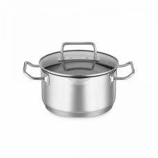 Кастрюля с крышкой 20 см, нержавеющая сталь 18/10, Expertiso, 91942 Roesle, ROESLE
