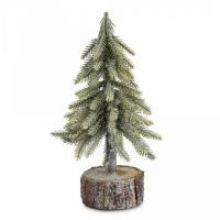 Ель искусственная 20 см, полиэтилен, серебристая, New year