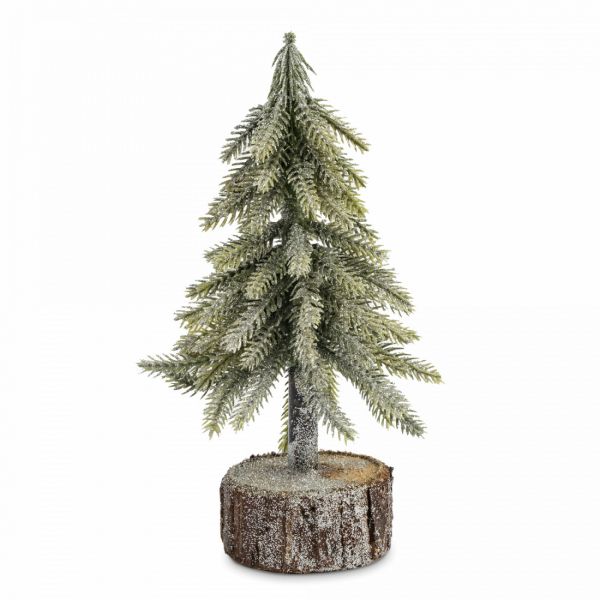 Ель искусственная 20 см, полиэтилен, серебристая, New year