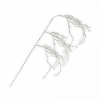 Ветка декоративная 80 см, акрил/металл, серебристая, Кристалл на ветке, Event