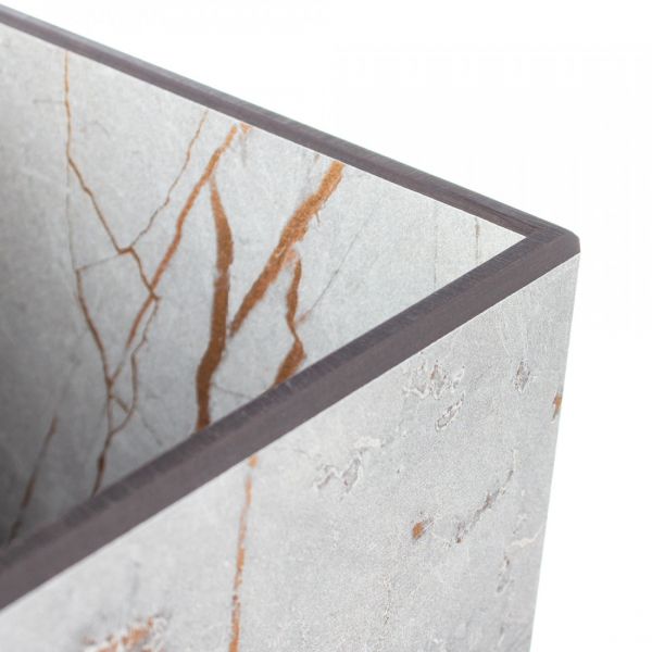 Подставка для кухонных принадлежностей, универсальная, 12x17 см, мраморный Грейс, композитный материал, Fashion, PDG120435KL6, ComposeEat