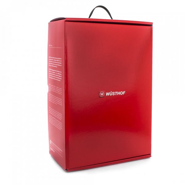 Набор кухонных ножей 6 шт на деревянной, магнитной подставке, Classic Ikon, WUESTHOF, Золинген