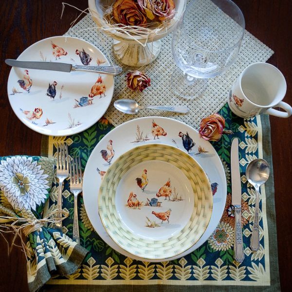 Тарелка 30, 4 см, COUNTRY FARMYARD GRACE by TUDOR ENGLAND