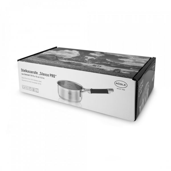 Ковш 16 см, нержавеющая сталь 18/10, Silence PRO, 91960 Roesle, ROESLE