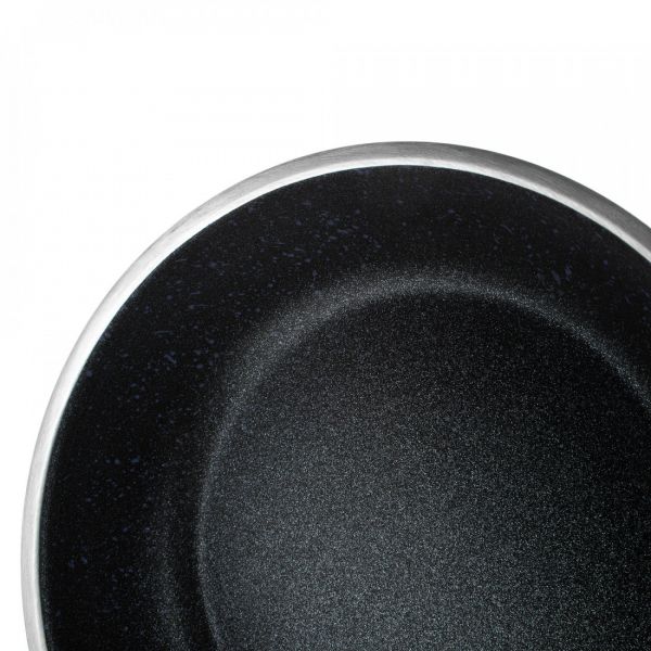 Сковорода без крышки 28 см Silence PRO, нержавеющая сталь с антипригарным покрытием, 91972 Roesle, ROESLE