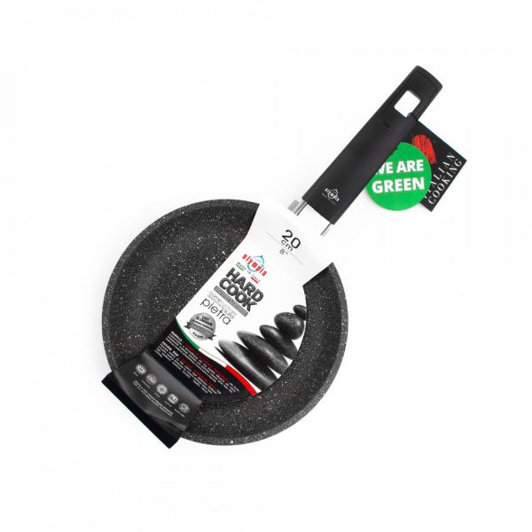 Сковорода с антипригарным покрытием 20 см, литой алюминий, Hard Cook Fix, 200.20, OLYMPIA