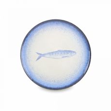 Тарелка закусочная 21 см, керамика, Ocean blue, SARDINHAS COSTA NOVA, VGP212-OCN(VGP212-03324A)