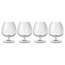 Набор из 4 бокалов для коньяка SNIFTER 465 мл, бессвинцовый хрусталь, Optica, A13192G1002AA02, LUIGI BORMIOLI