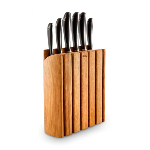 Набор из 6 кухонных ножей на подставке из бука ROBERT WELCH Signature knife 