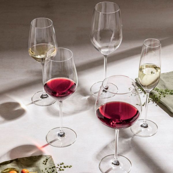 Набор из 4-х бокалов для красного вина Bordeaux 630 мл, хрустальное стекло, Fortissimo, 123682, SCHOTT ZWIESEL
