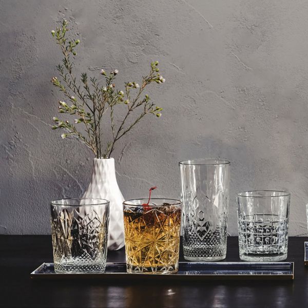 Набор из 4-х стаканов для виски STONE DOF, 390 мл, Bartender BORMIOLI ROCCO