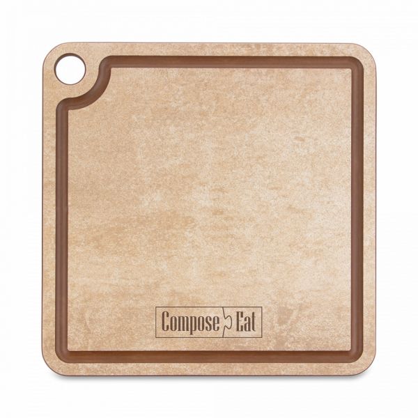 Подставка под горячее/доска для сервировки 18х18 см, порфир кремовый, Fashion ComposeEat