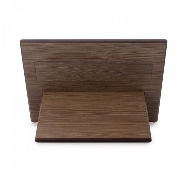 Подставка магнитная для 5 кухонных ножей 29х22 см, темное дерево, композитный материал, Magneto ComposeEat