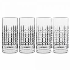 Набор из 4 стаканов для воды CHARME HI-BALL 480 мл, бесвинцовый хрусталь, Mixology, A12418G2N02AA02, LUIGI BORMIOLI