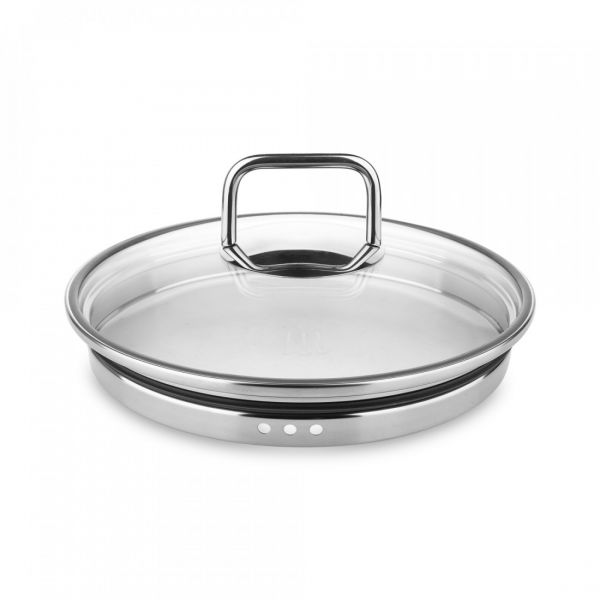 Набор посуды 7 предметов: 3 кастрюли, 1 ковш, 3 стеклянные крышки, Smart Steam ELO