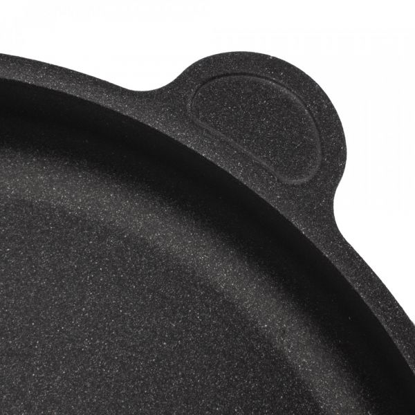 Сковорода 28 см для индукционных плит, фиксированная ручка, литой алюминий с антипригарным покрытием, Frying Pans Titan, AMT I-528FIX, AMT