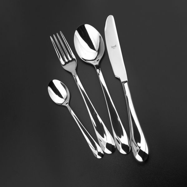 Набор столовых приборов на 6 персон, 24 предмета, Diamante, 100922024, THE LUXURY ART MEPRA