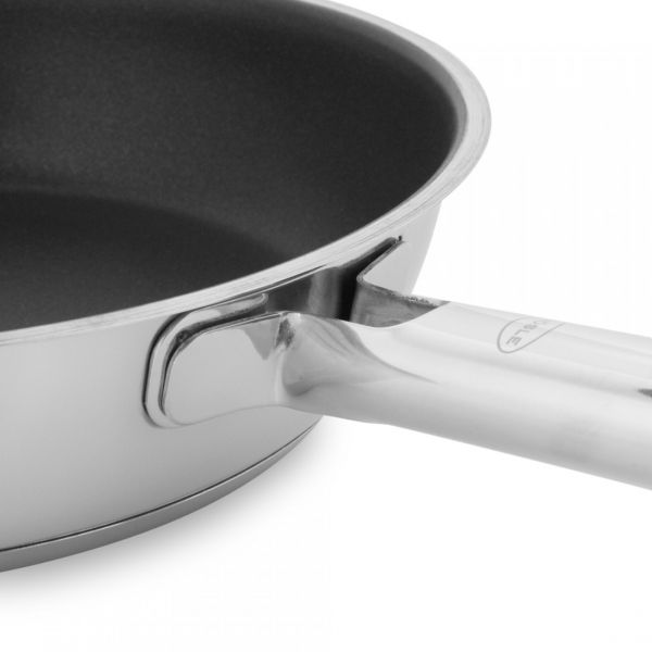 Сковорода с антипригарным покрытием 24 см, нержавеющая сталь, Elegance, 130211, ROESLE