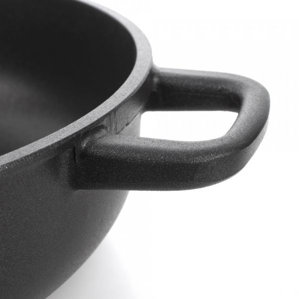 Сотейник с двумя ручками с антипригарным покрытием 28 см, литой алюминий, черный, Supreme, 23.28, OLYMPIA