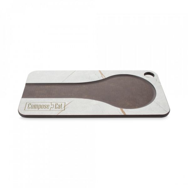 Подставка кухонная под ложку 20x10 см, мраморный Грейс, композитный материал, ProFashion, PDS10435KL6, ComposeEat