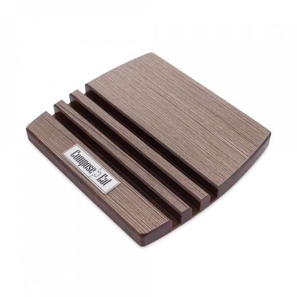 Набор из 3-х разделочных досок на подставке, мрамор темный, в подарочной упаковке, композитный материал, Fashion ComposeEat